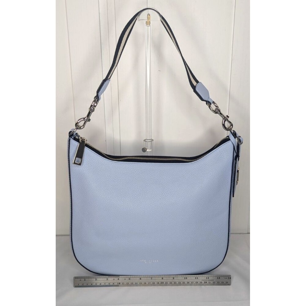 MARC By Marc Jacobs Gotham Shoulder Bag Cielo/Black Multi Webbing Strap